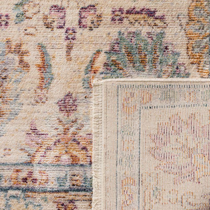 Illusion ILL710 Power Loomed Runner Rug - Cream/Purple - 2'3"x8' - Safavieh