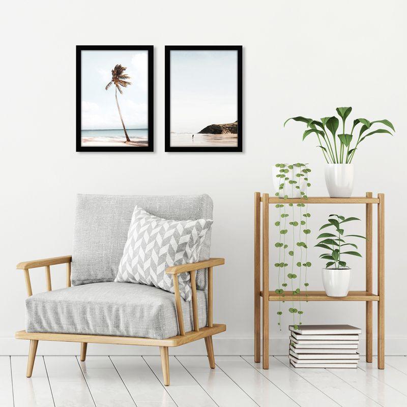Americanflat A3 Picture Frame with Shatter-Resistant Glass - Set of 2 - 11.7x16.5 Frame with Engineered Wood - Signature Collection - Black