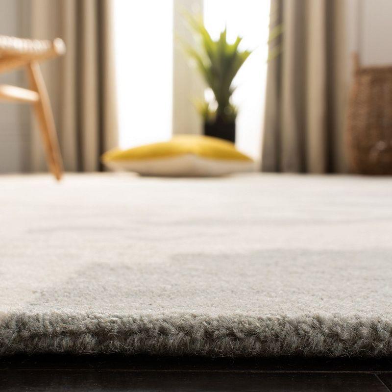Bella BEL115 Hand Tufted Accent Rug - Grey/Ivory - 2'x3' - Safavieh..
