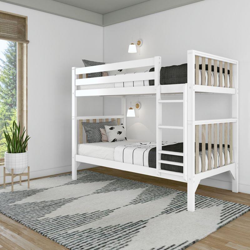 Max & Lily Scandinavian Twin over Twin Bunk Bed