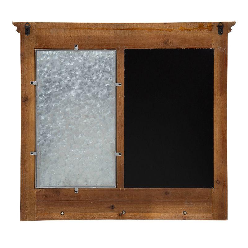 Kate and Laurel Solid Wood Wall Organizer