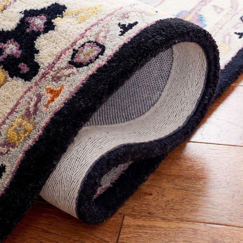 Anatolia AN513 Hand Tufted Runner Rug  - Black/Ivory - 2'3"x8' - Safavieh.