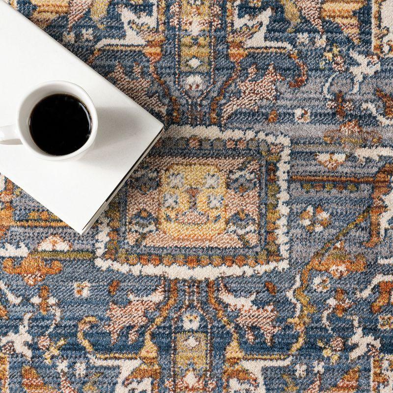 Nuloom Harriet Medallion 2x8 Runner Indoor Area Rug for Living Room Bedroom Dining Room Entryway Hallway Kitchen, Rust/Multicolor