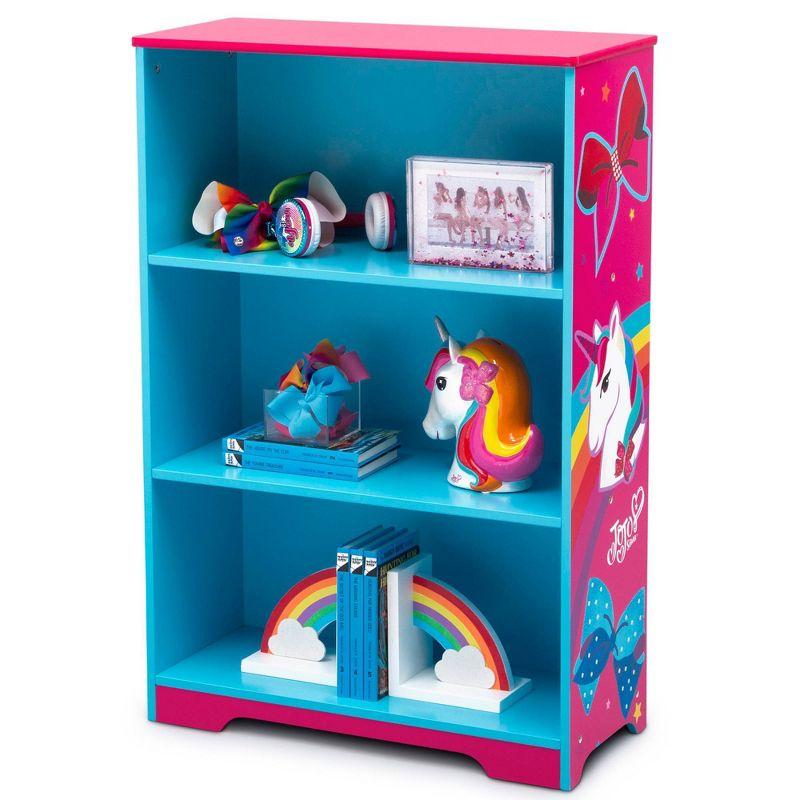 Colorful Unicorn and Bows 38" Kids' Wood Bookcase
