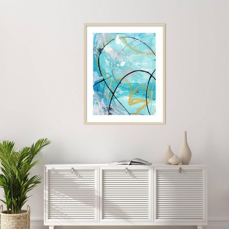 Amanti Art 33"x41" Whirlwind I by Laura Gibson Wood Framed Wall Art Print