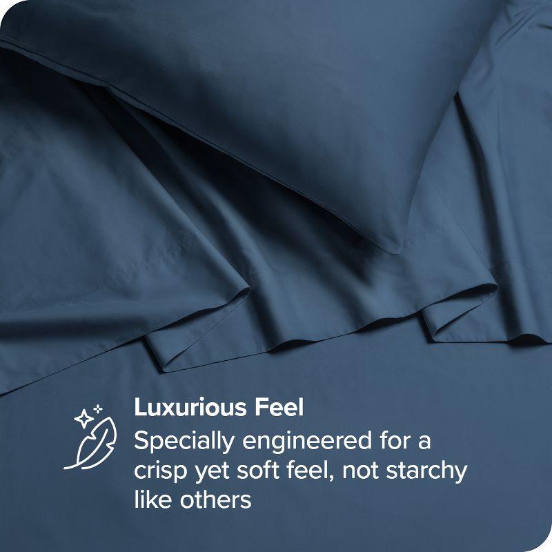 Bare Home 100% Cotton Percale Sheet Set
