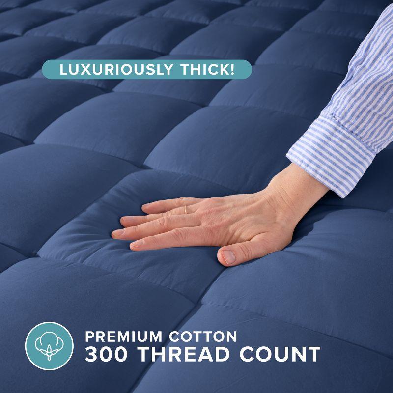 Bare Home Cotton Top Mattress Pad