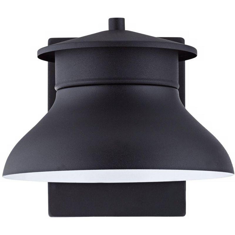 John Timberland Modern Outdoor Wall Light Fixture LED Black 5" Non Glass Dark Sky for Exterior House Porch Patio Deck Barn