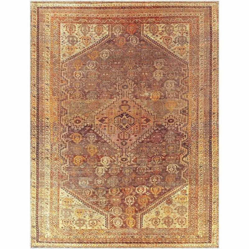 Hauteloom Rectangle Area Rug   Burnt Orange