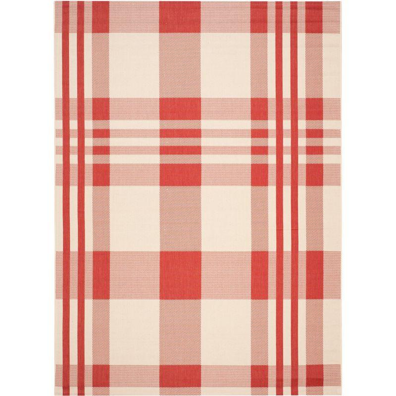 Courtyard Performance Plaid Rug