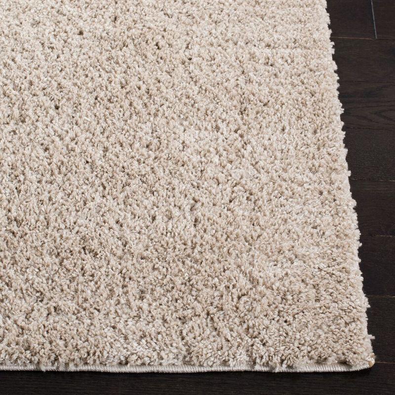 August Shag AUG561 Power Loomed Area Rug - Beige - 3'x5' - Safavieh.