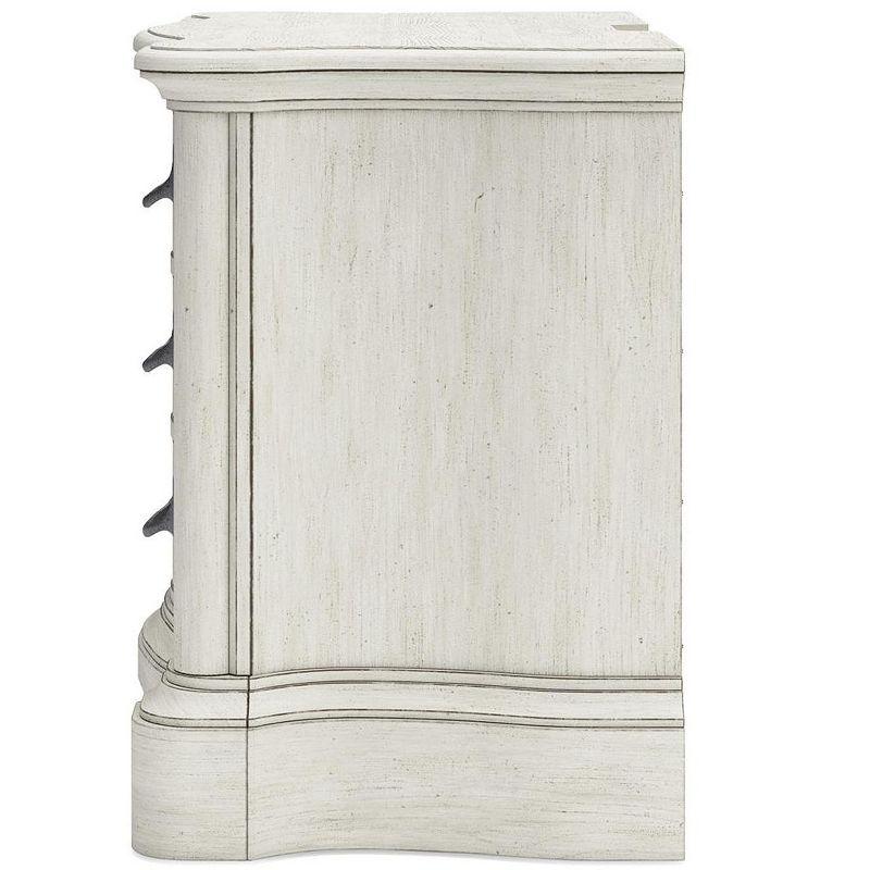 Signature Design by Ashley Arlendyne 3 Drawer Nightstand, Antique White