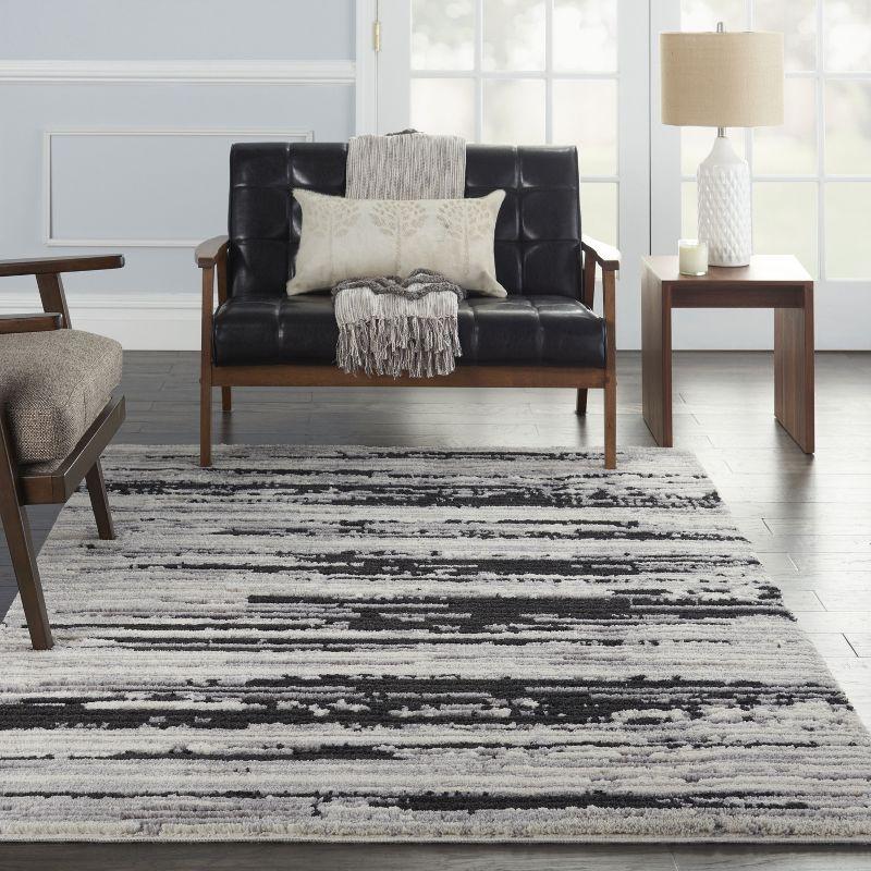 Nourison Textured Contemporary Dimensional Indoor Area Rug