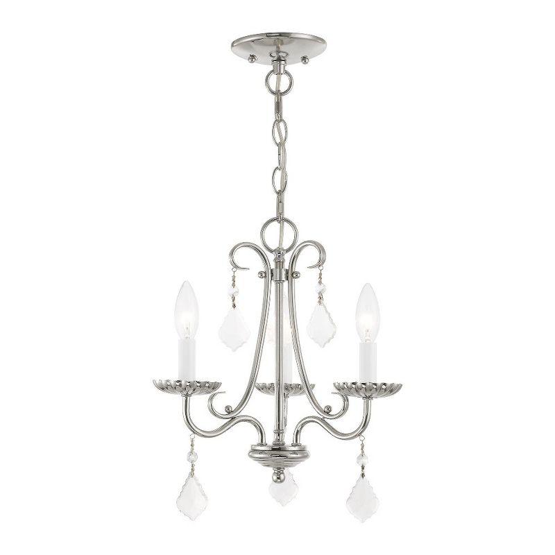 Livex Lighting Daphne 3 - Light Chandelier in  Polished Chrome