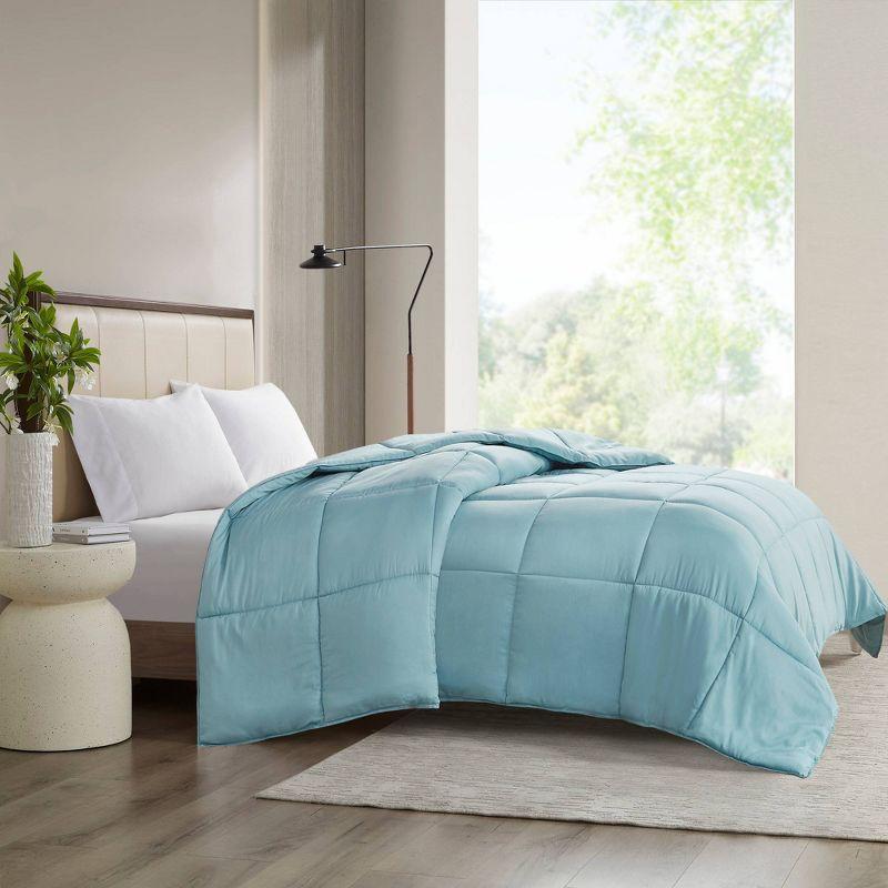 Twin White Cotton Down Alternative Comforter