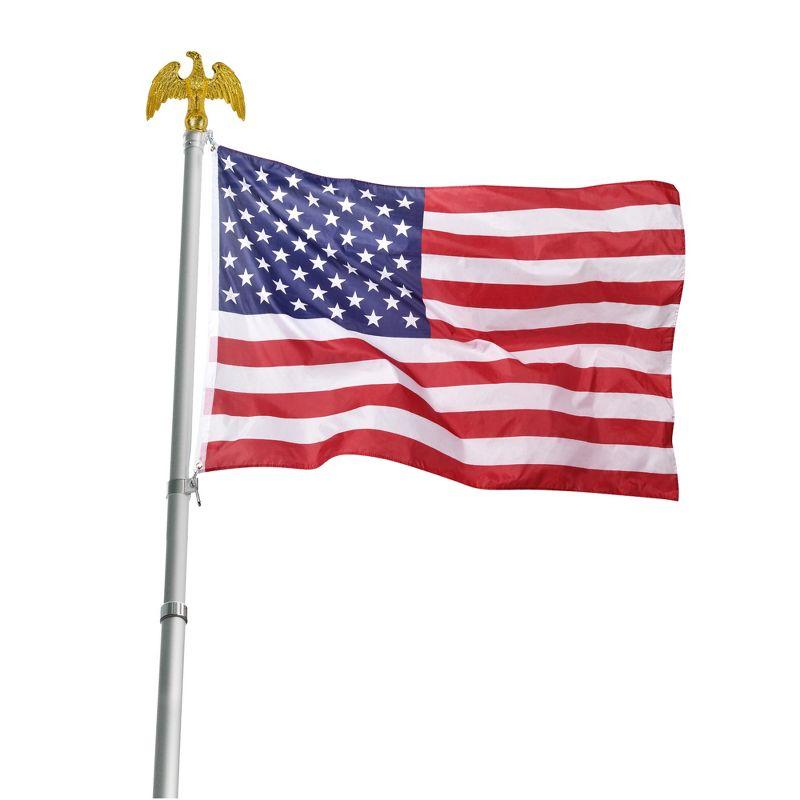 Yescom 2 Pcs 4x6 Ft US Flag Fade Resistance