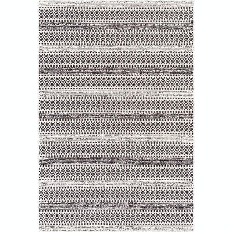 Livabliss La Casa 6'7"x9' Rectangle Woven Indoor Area Rugs Black