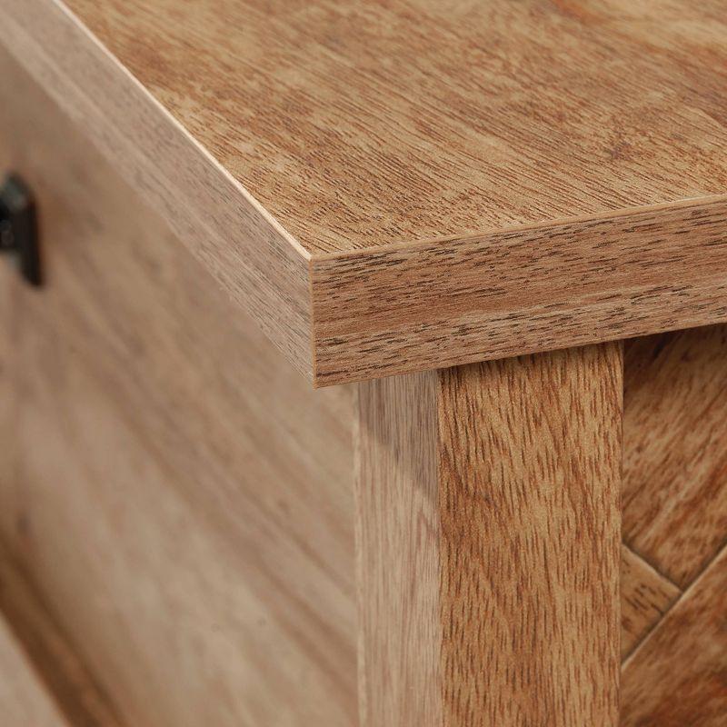 Sauder Cannery Bridge 3 Drawer Chest Sindoori Mango: Bedroom Storage, Laminated Surface, Metal Hardware