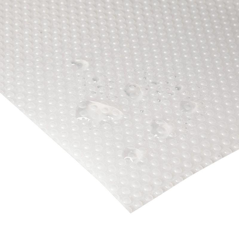 Stockroom Plus Non-Adhesive Clear Plastic Shelf Liner for Kitchen, Fridge, Pantry, Drawers (12 In x 20 Ft)