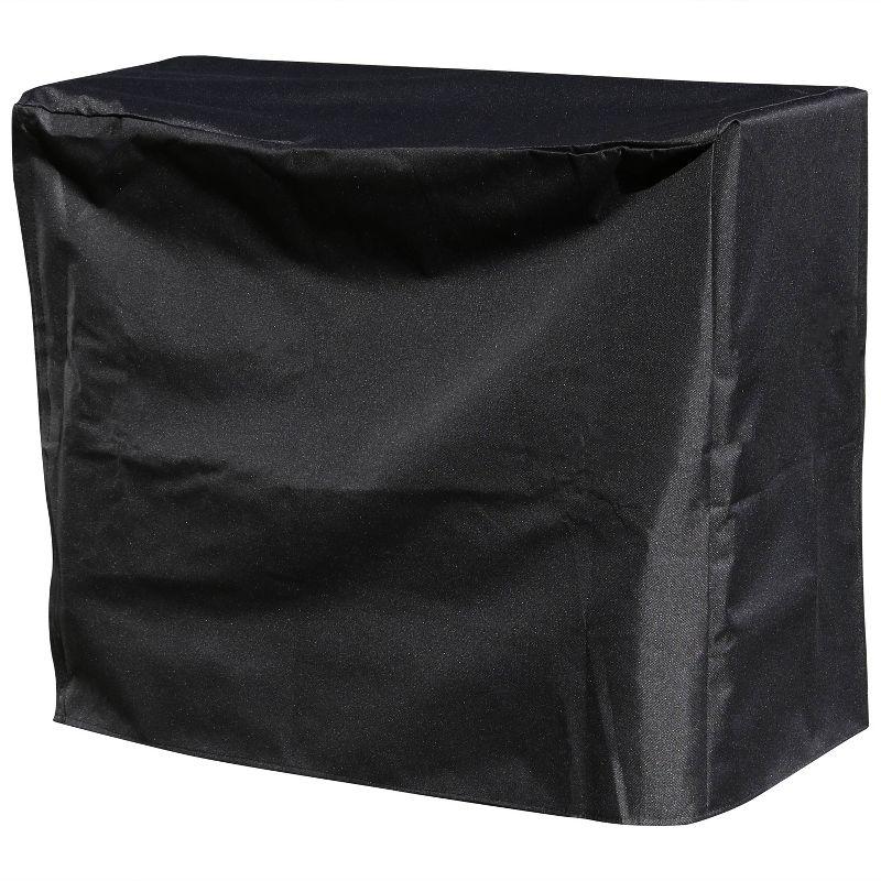 Sunnydaze Black Heavy-Duty PVC Firewood Rack Cover