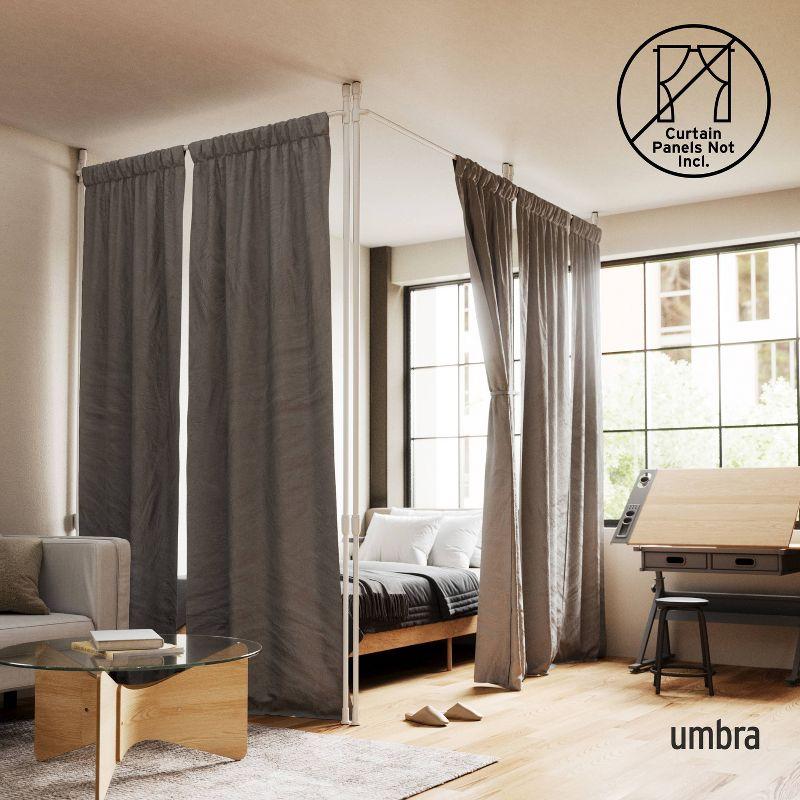 36"-66" Umbra Anywhere Curtain Rod