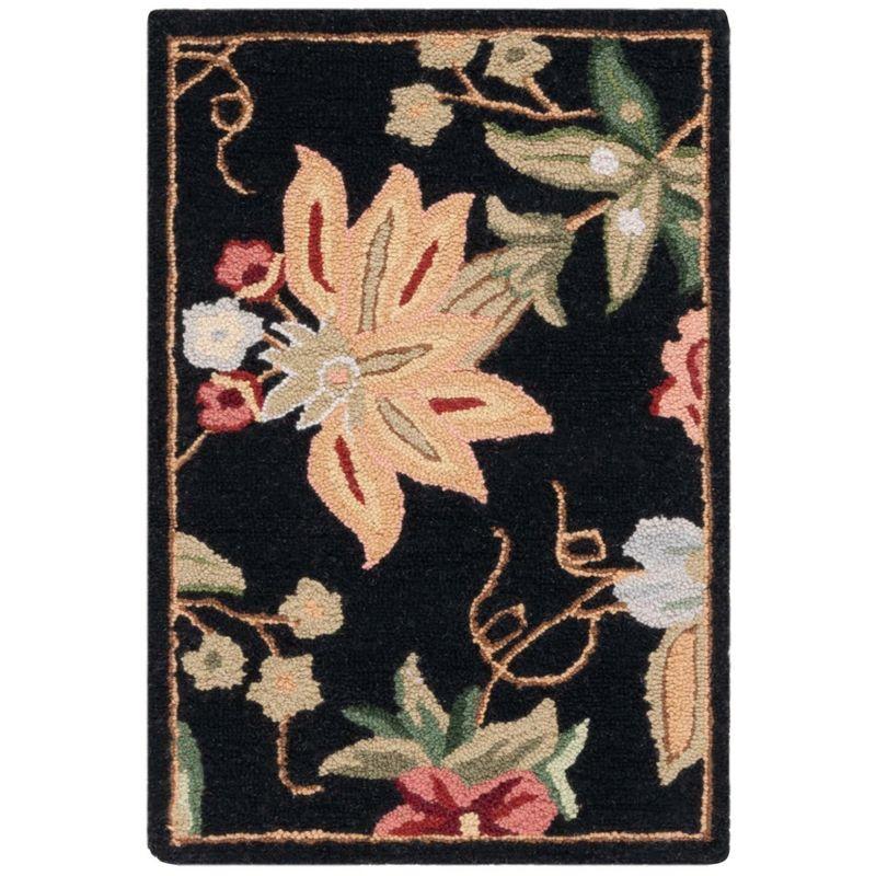 Chelsea HK311 Handmade Accent Rug - 2'6"x4' - Black - Safavieh