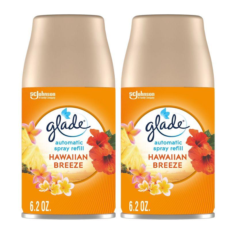 Glade Automatic Spray Air Freshener - Hawaiian Breeze - 12.4oz/2pk