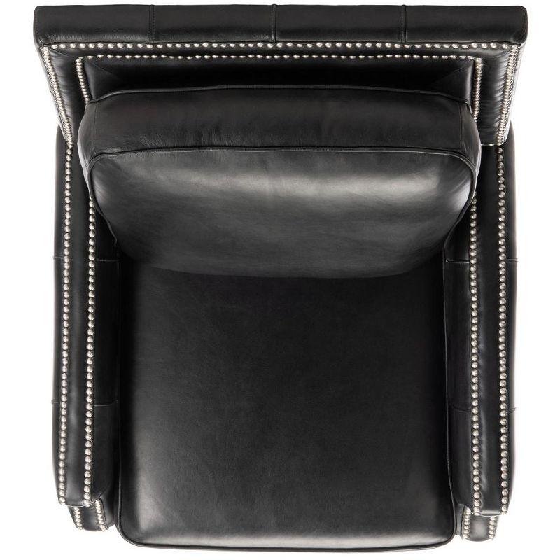Buddy Leather Recliner - Black - Safavieh