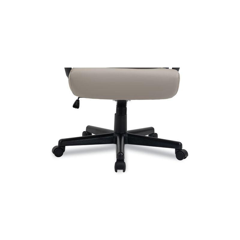 Alera Alera Oxnam Series High-Back Task Chair, Supports Up to 275 lbs, 17.56" to 21.38" Seat Height, Tan Seat/Back, Black Base