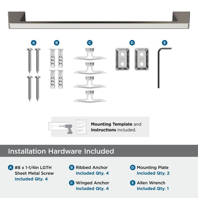 Amerock Blackrock Brushed Nickel 18 inch (457mm) Towel Bar