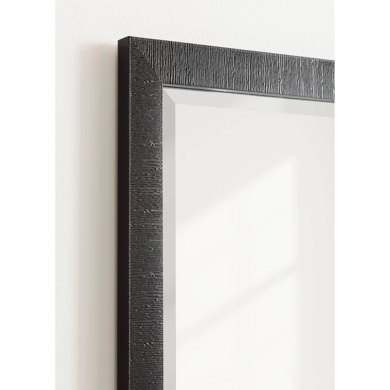 18"x24" Reyna Rectangle Wall Mirror Black - Kate & Laurel All Things Decor: Modern Style, No Assembly Required, Includes Hardware