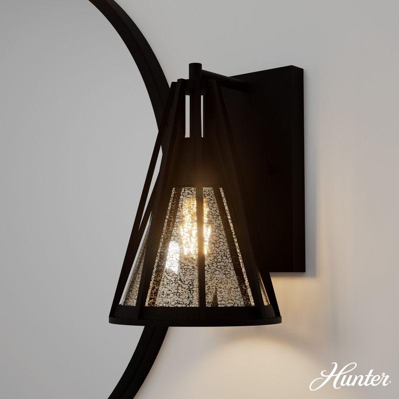 Rafner Industrial Black Iron Dimmable Wall Sconce