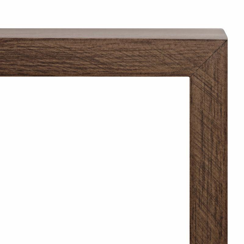 Kate and Laurel Beacon Rectangle Wood Accent Shelf, 3 Piece, Rustic Brown