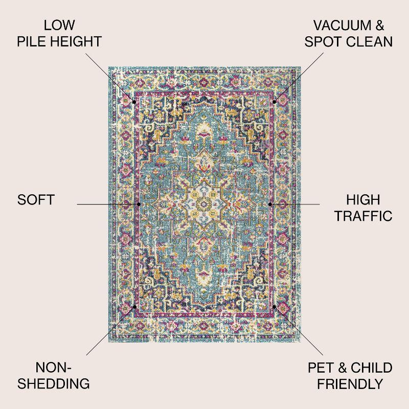 Brooklyn Geometric Medallion Area Rug  - JONATHAN Y