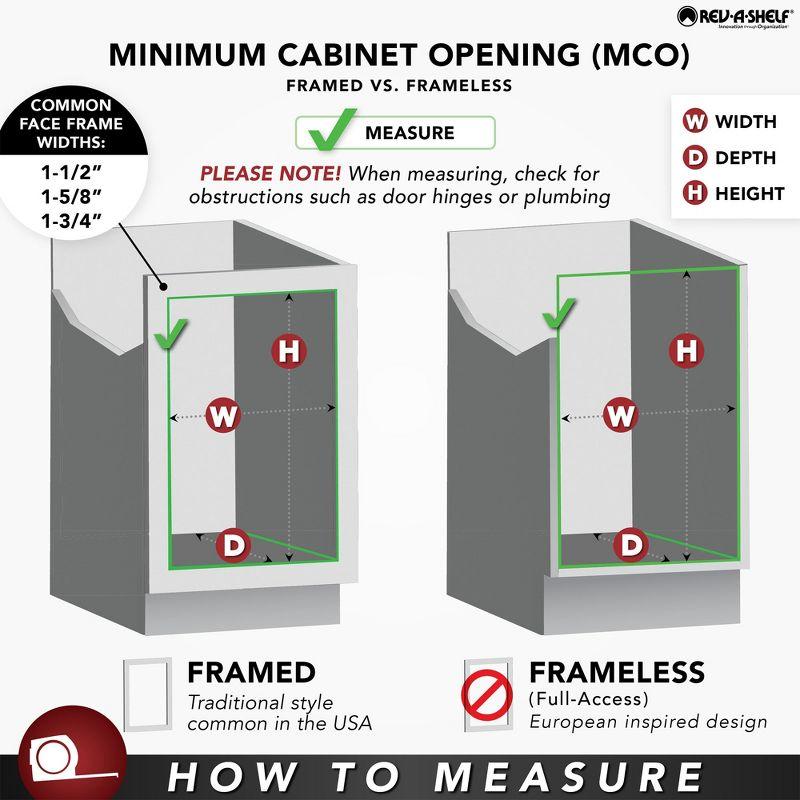 Chrome U-Shaped Bakeware Divider Cabinet Organizer