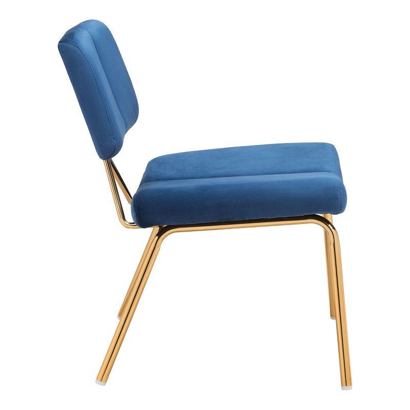 Zuo Nicole Dining Chair (Set of 2) Blue