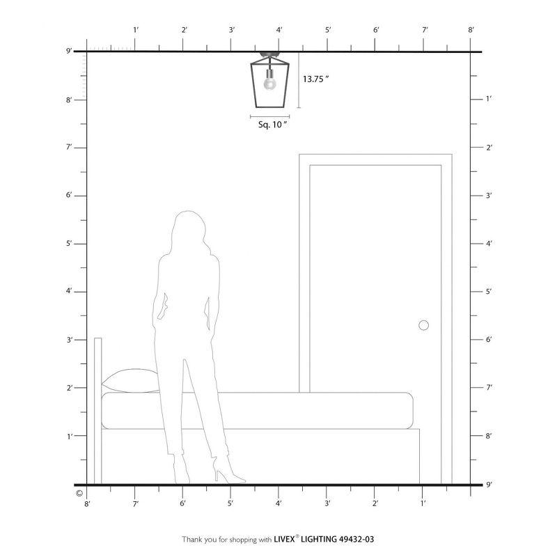 Livex Lighting Devonshire 1 - Light Pendant in  White/Satin Brass