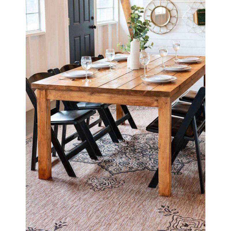 Unique Loom 9' 0 x 12' 2 Rectangle Indoor/Outdoor Traditional Beige Area Rug