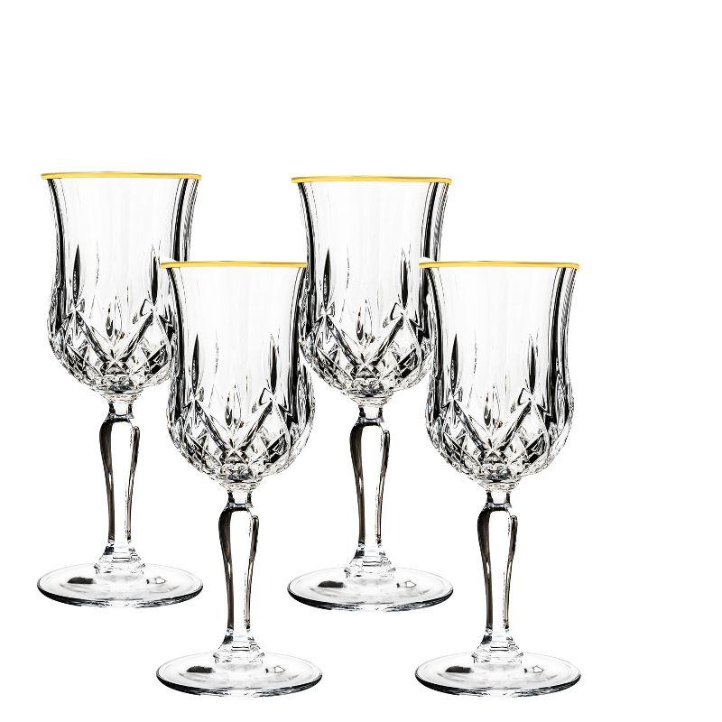 Opera 8oz. Crystal Wine Glass Set (Set of 4)