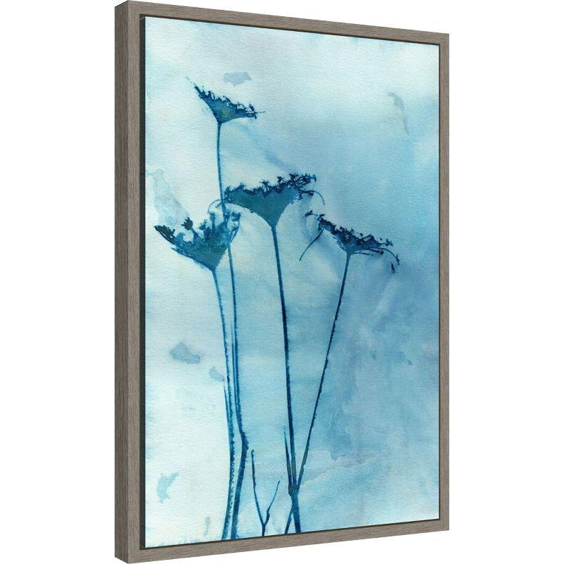 Amanti Art Blue Anne (Flower) by Krista Mccurdy Canvas Wall Art Print Framed 16 x 23-in.