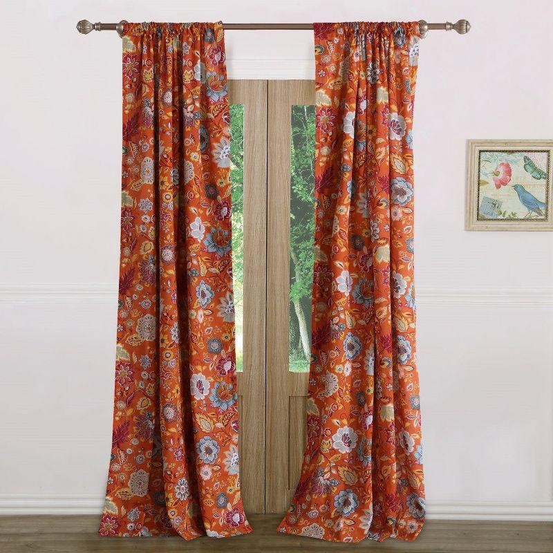 Greenland Home Fashions 1803BWP95 Astoria Spice Panel Pair 84x84
