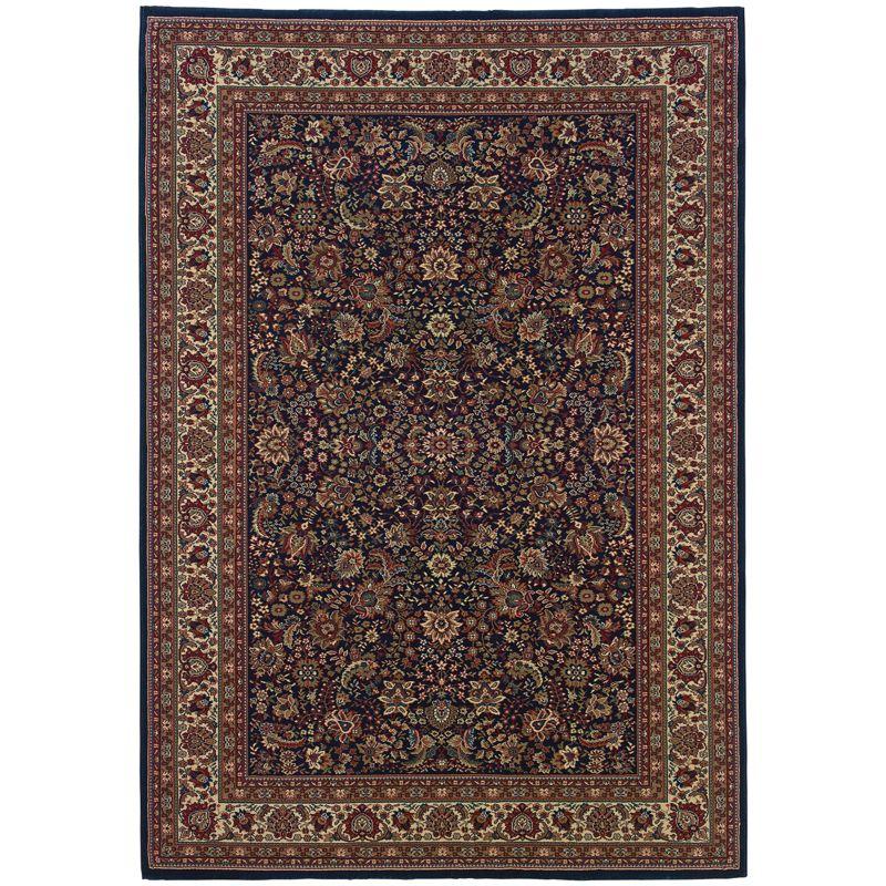 Oriental Weavers Ariana 2' x 3' Machine Woven Rug in Blue