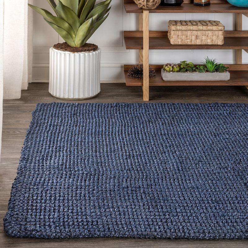 Pata Hand Woven Chunky Jute Indoor Area Rug - JONATHAN Y