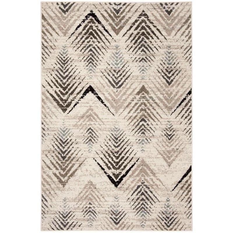 Amsterdam AMS110 Power Loomed Indoor Area Rug - Cream/Beige - 5'1"x7'6" - Safavieh