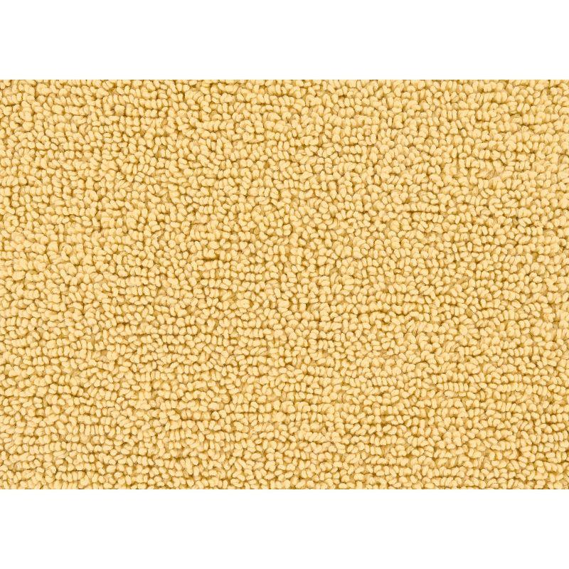 2pc Queen Cotton Washable Bath Rug Set Yellow - Garland Rug: Machine Made, Tufted, Latex Backing