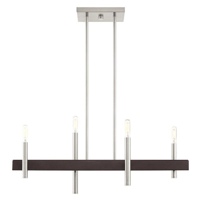 4 - Light Kitchen Island Modern Linear Chandelier