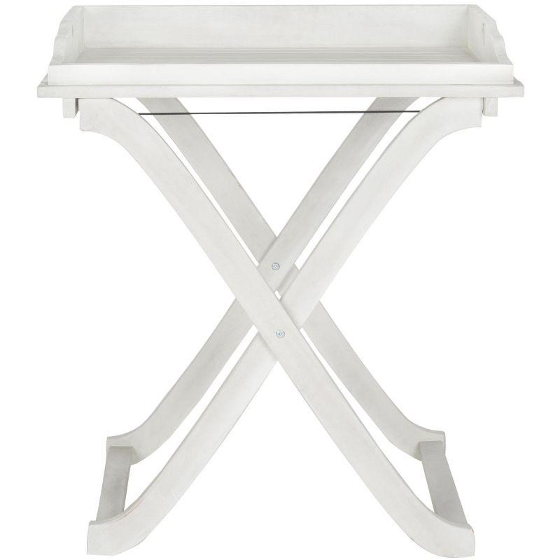 Covina Tray Table - Indoor/Outdoor - PAT6716 - Antique White - Safavieh