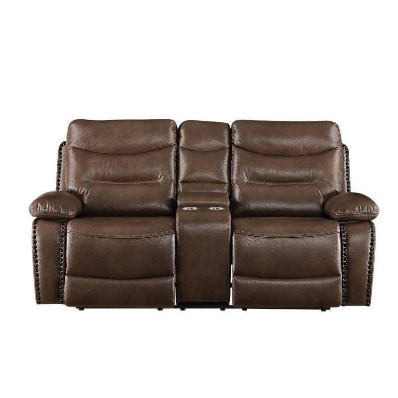 Acme Furniture Aashi Sofa Brown Leather