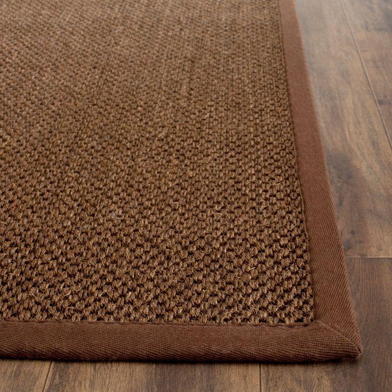 Natural Fiber NF443 Power Loomed Accent Rug - Brown/Brown - 2'x4' - Safavieh.