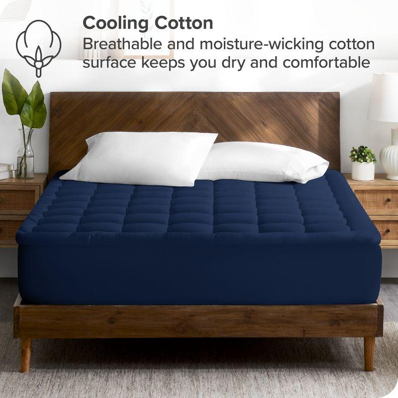 Bare Home Cotton Top Mattress Pad